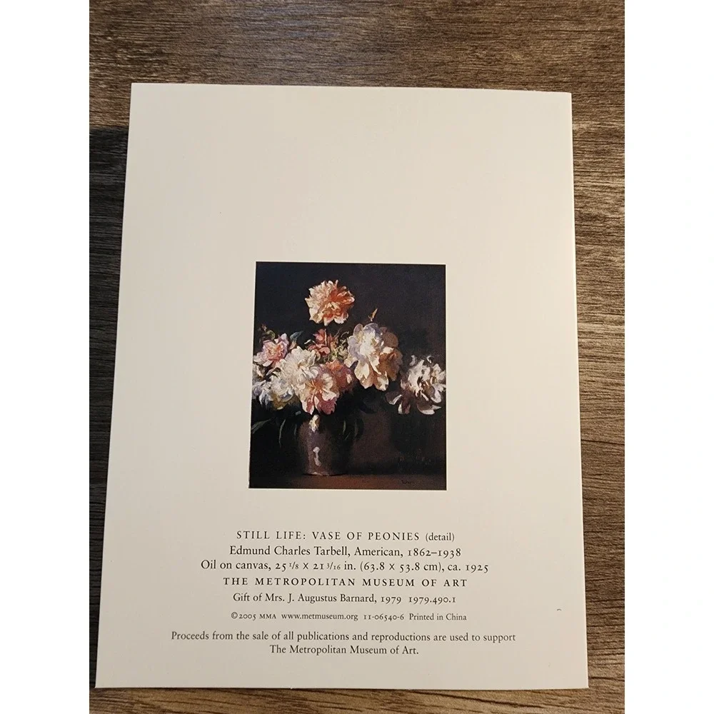 Metropolitan Museum of Art Floral Note Cards Set Manet Chen Chun Lilies 16ct